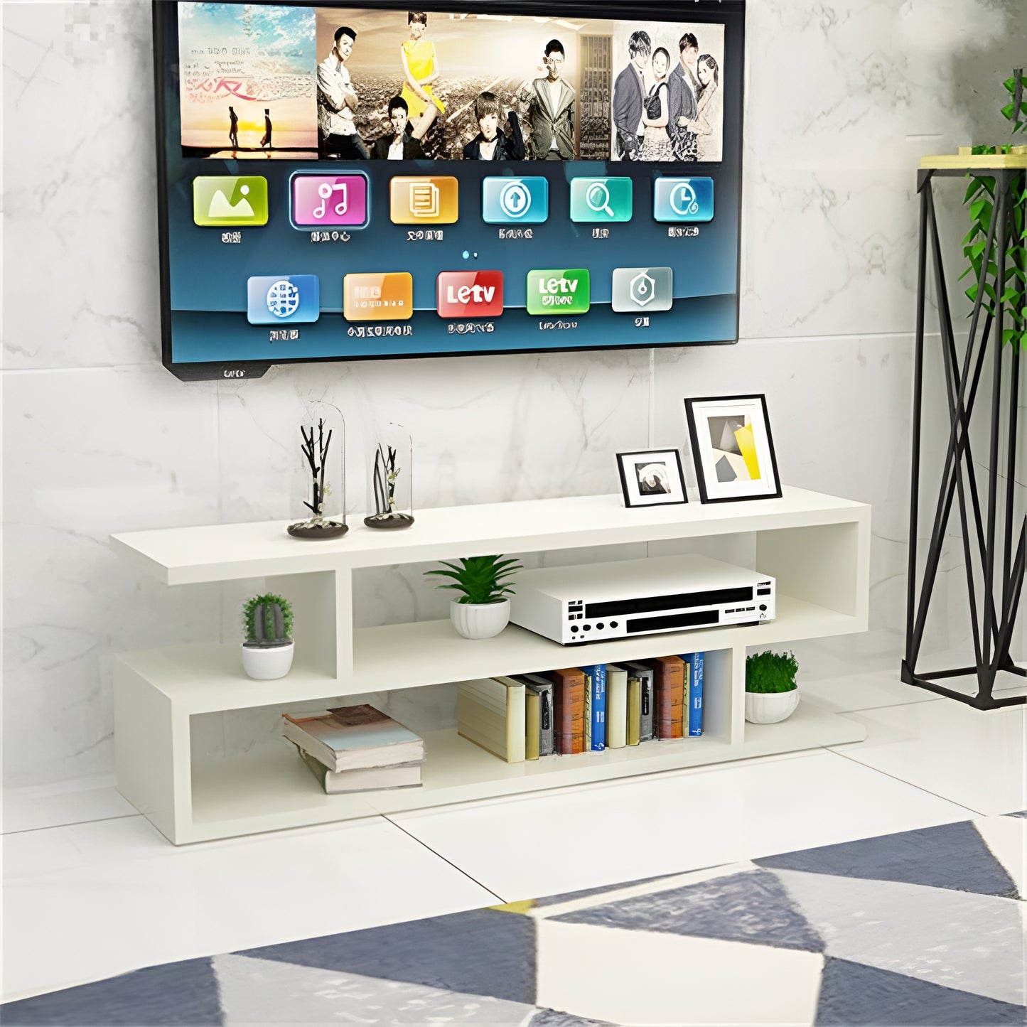 طاولة تلفاز بتصميم راقي بسيط