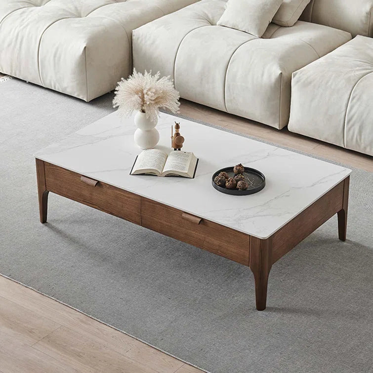 طاولة قهوة فاخرة مع اربعة ادراج