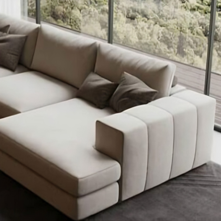 أريكة زاوية لغرفة المعيشة بتصميم فخم