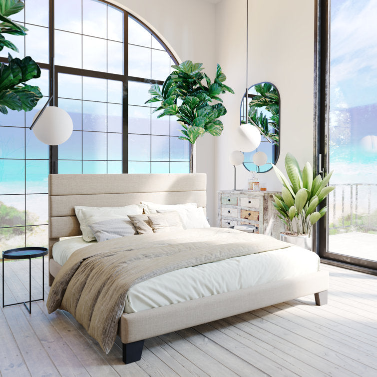 سرير اسود مودرن