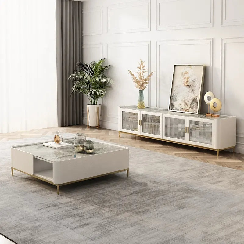 طاولة قهوة فاخرة بتصميم راقى