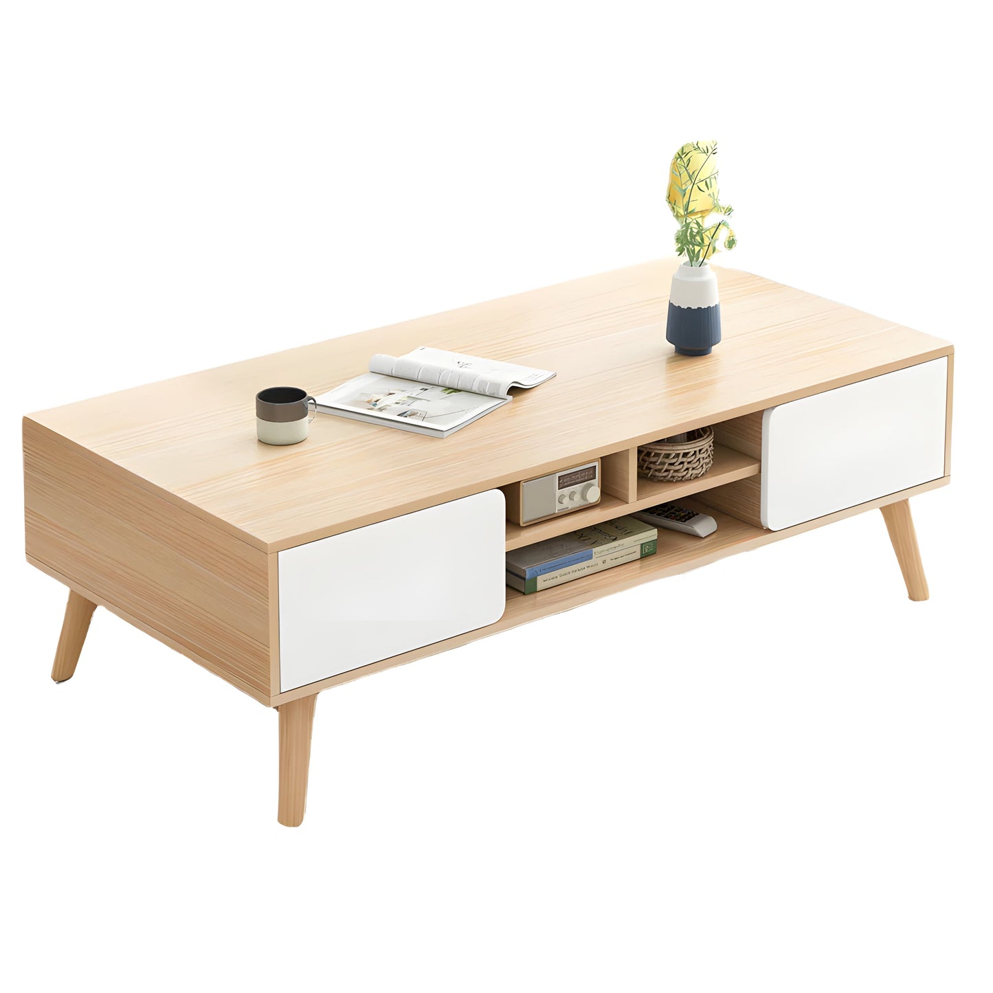 طاولة قهوة خشبي