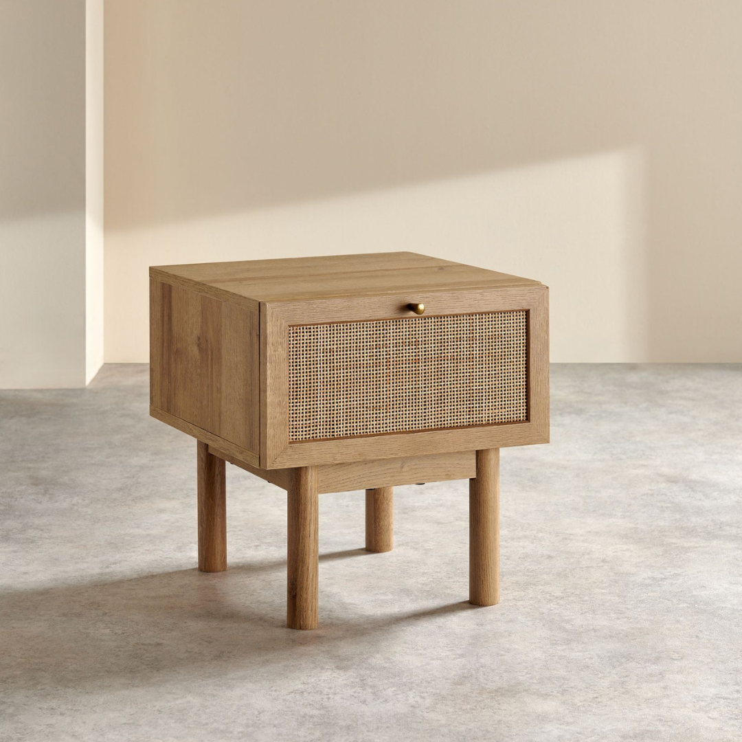 كومدينة خشب روتان فاخر