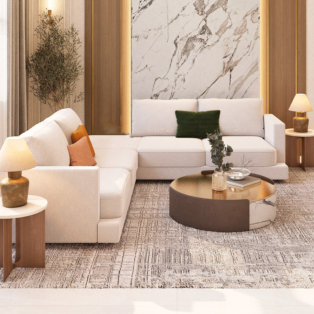 أريكة زاوية بتصميم فاخر