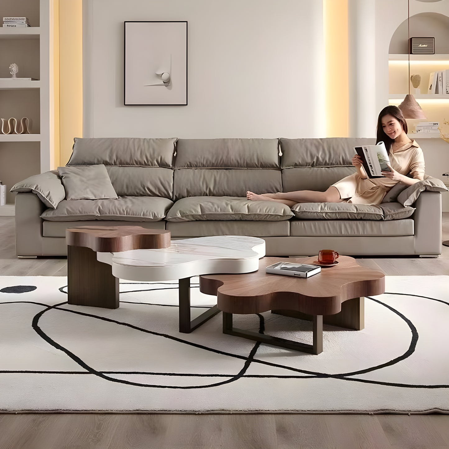 طاولة قهوه بتصميم مبتكر