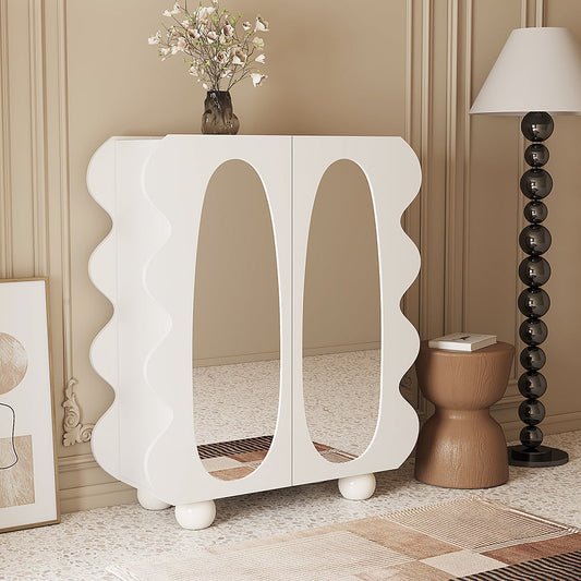 خزانة احذية مع مرآة