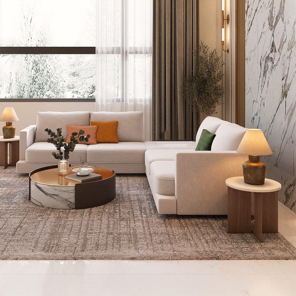 أريكة زاوية بتصميم فاخر