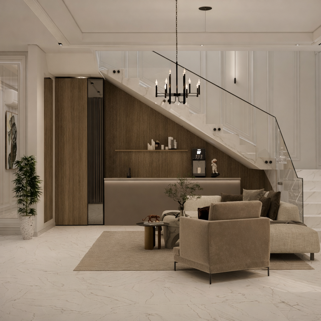 تصميم شقة / فلة