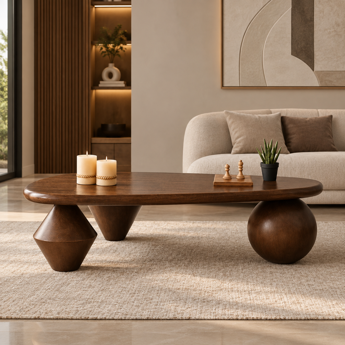طاولة قهوة بتصميم استثنائي