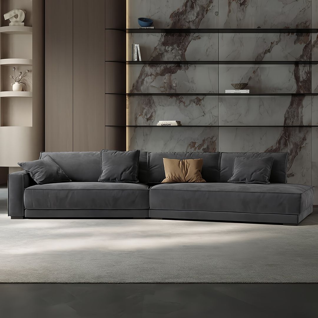 أريكة فاخرة بنمط إيطالي منحني